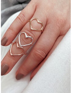 Adjustable Ring with Heart 2