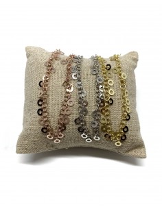 Short Necklace with Round...