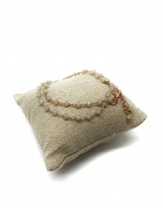 Bracelet with Beige Crystals