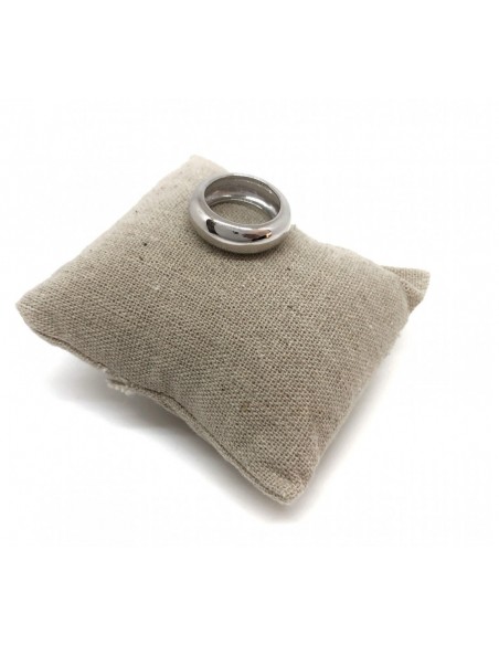 Domed smooth / engraved ring 8 mm