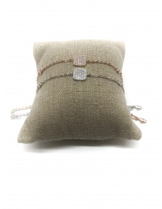 Bracelet with Zirconia Square 2