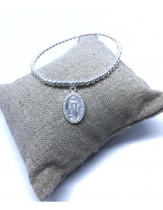 Bracciale Elastico con Madonnina