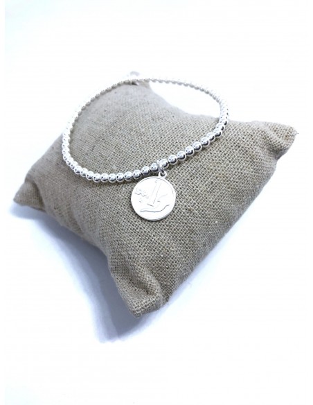 Bracciale Elastico con la Lira Italiana