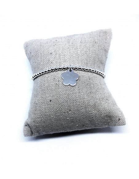 Bracciale Elastico con Fiore