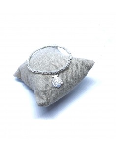 Bracciale Elastico con Coccinella con Ali Aperte