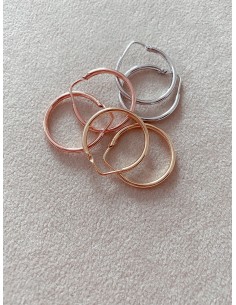 Smooth Hoop Earrings