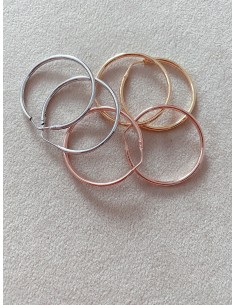 Smooth Hoop Earrings 2