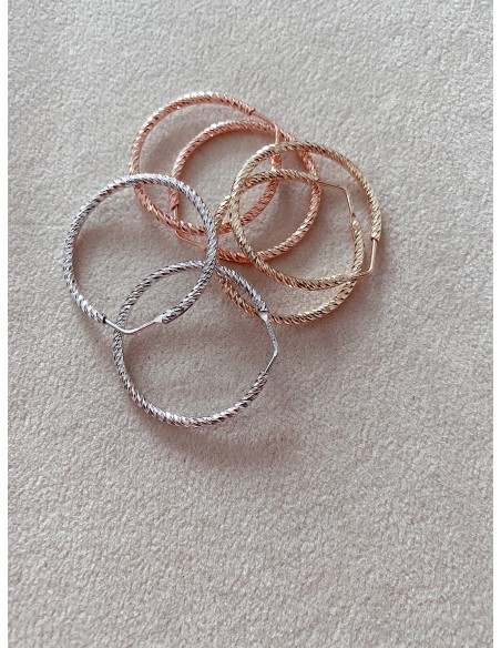 Diamond Hoop Earrings