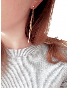 Line Pendant Earrings