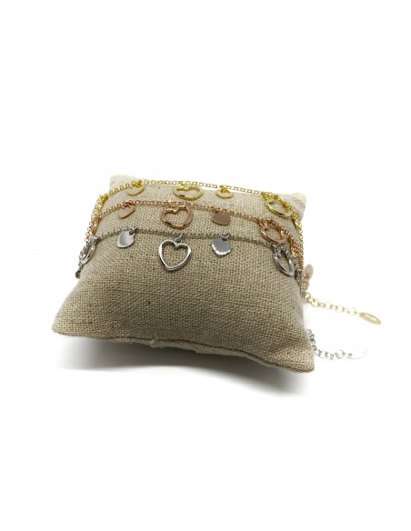 Hearts Pendants Bracelet