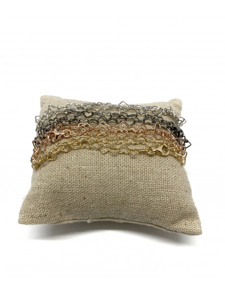 Bracciale Catenina a Forma di Cuore