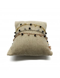 Anklet with Black Crystals...