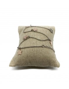 Anklet with Rosé Pendant Stars