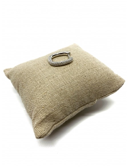 Monorecchino Scattino Maglia Rettangolare e Zirconi