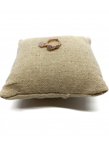 Mono Huggie Earring with Charm in...