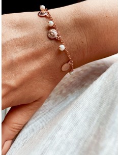 Bracelet with Coins and Beads