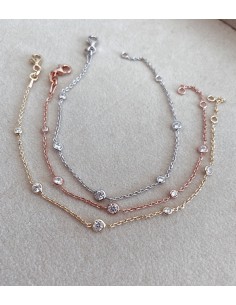 Bracelet with Zircons