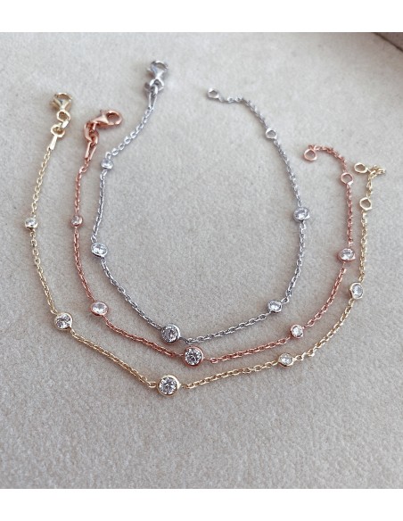 Bracelet with Zircons