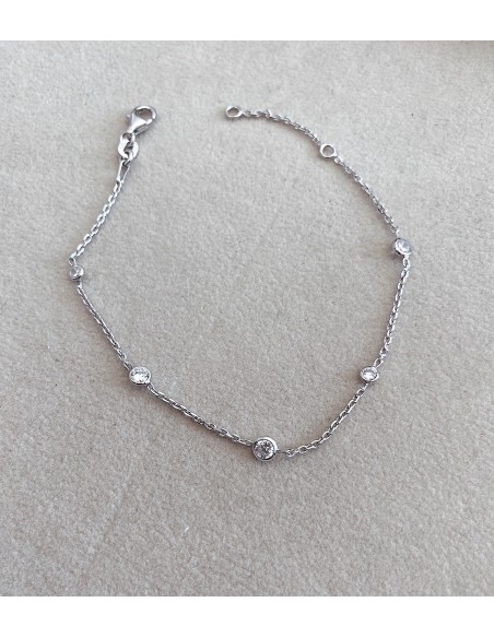 Bracelet with Zircons
