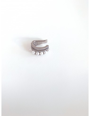 Monorecchino Ear Cuff con Perline e...