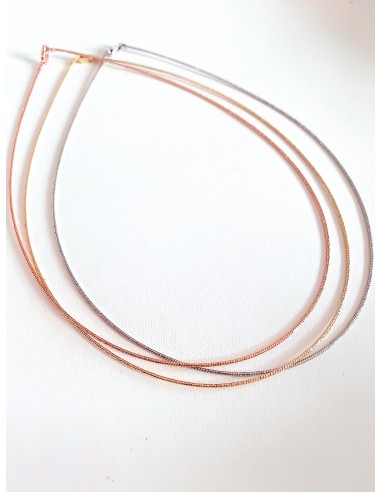 Short Diamond Wire Necklace