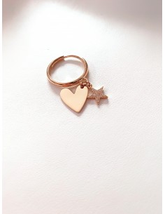 Heart and Star Ring of Zircons 2