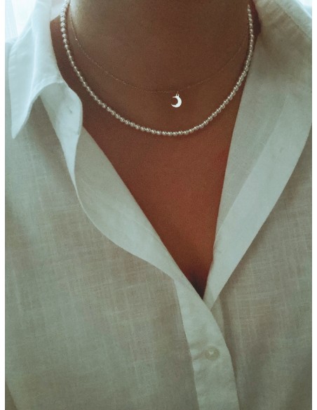 Short Strangolino Necklace with Mini Charm