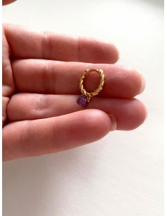 Large Torchon Mono Earring... 2