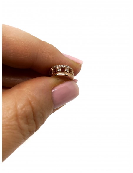 Monorecchino Ear Cuff Punti Alternati