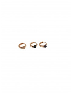 Mono Huggie Earring with...