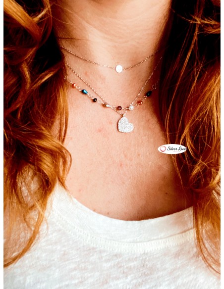 Short Strangolino Necklace with Mini Charm