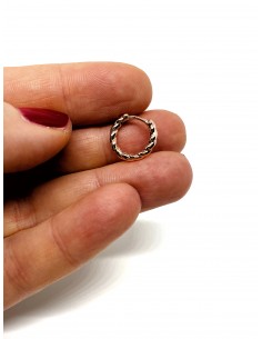 Large Torchon Mono Earring 2