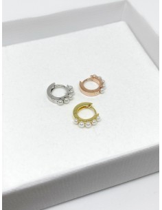 Mono Huggie Earring with...