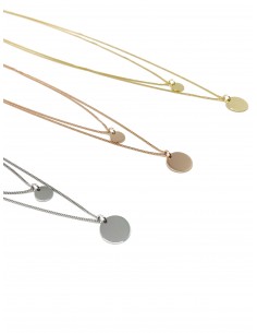 Double Necklace with Round...