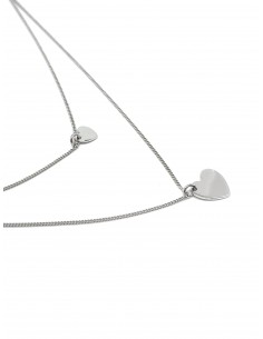 Collana Doppia Cuori Pendenti 2