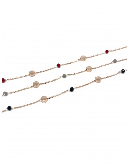 Crystals and Small Nuggets Bracelet