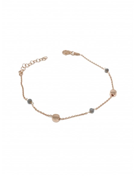 Crystals and Small Nuggets Bracelet