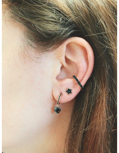 Mono Earring Pendant Heart-Shaped...