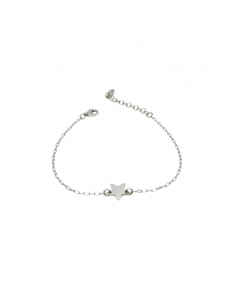 Bracciale Catena Rettangolare Mini e Stella