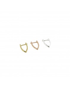 Rounded V-Shaped Mono Earring