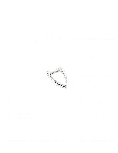 Rounded V-Shaped Mono Earring