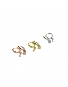 Huggie Earrings with...