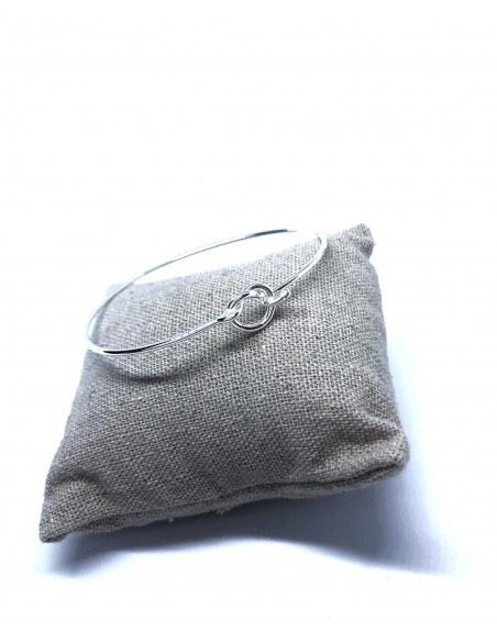 Bracciale Rigido con Nodo a Filo