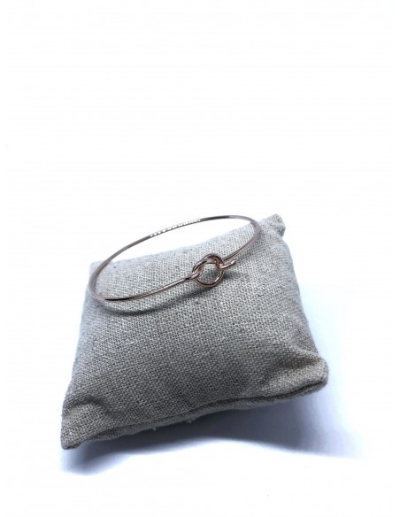 Bracciale Rigido con Nodo a Filo