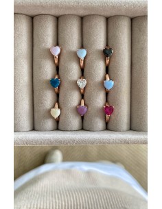 Mono Huggie Earring Rosé...