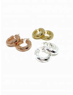 Torchon Circle Earrings