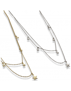 Collana Doppio Filo Stars