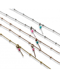 Magic Wand Anklet with Enamel