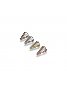 V-Shaped Mono Huggie Earring