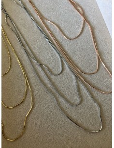 Three Threads Necklace with...